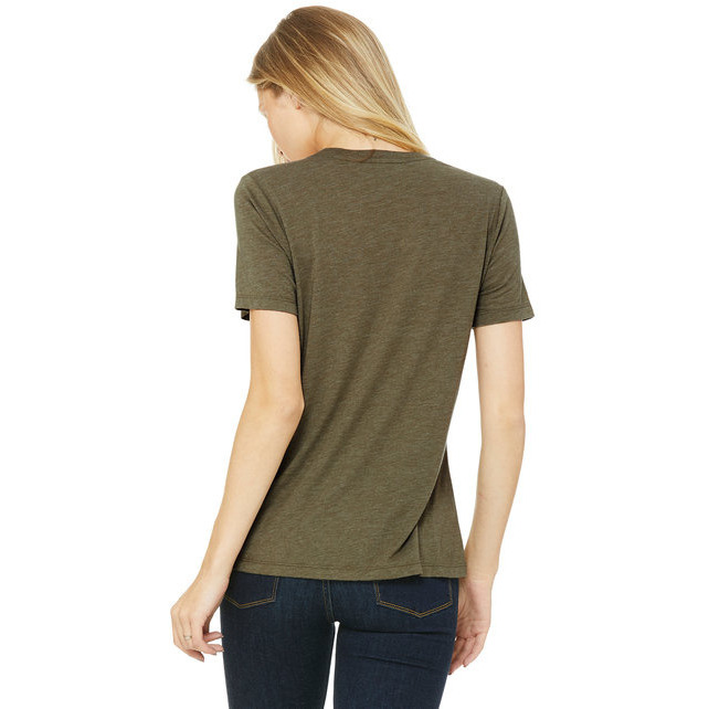 Ladies Relaxed Triblend T-Shirt - cHAR BLK TRIBLND - S(D0102H7WZH2)