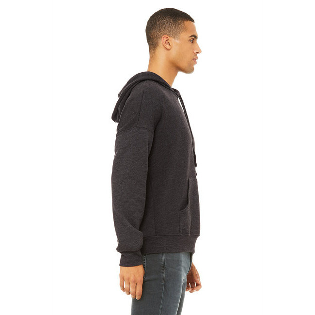 Unisex Sponge Fleece Pullover DTM Hoodie - DARK gREY - XS(D0102H7KXRP)
