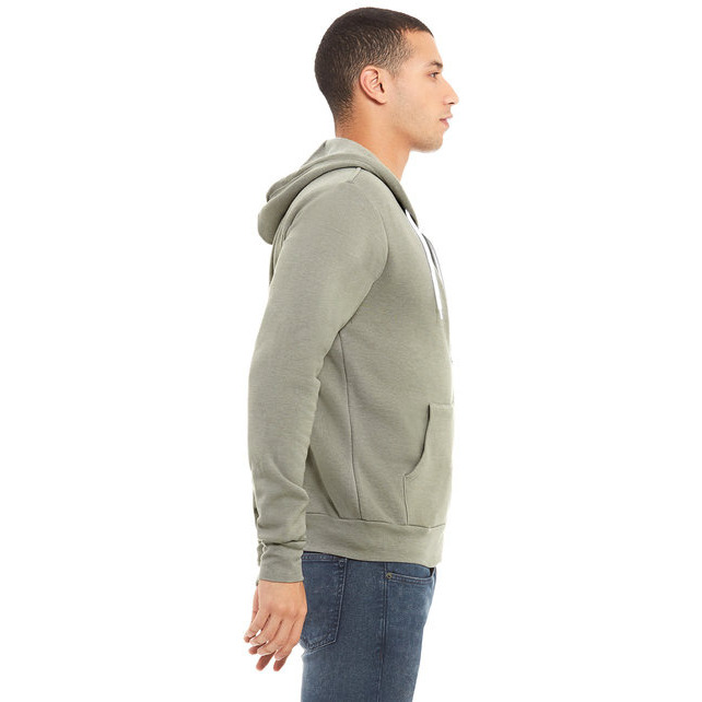 Unisex Sponge Fleece Full-Zip Hooded Sweatshirt - ASPHALT - 2XL(D0102H7WDK6)