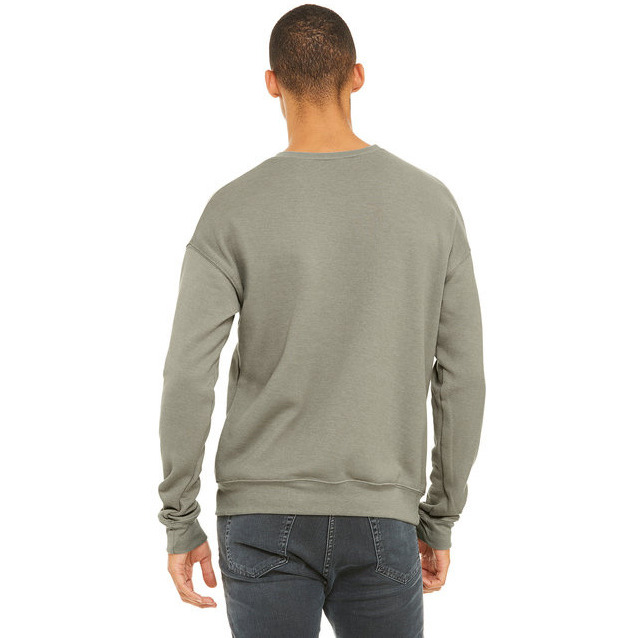 Unisex Drop Shoulder Fleece - WHITE - XS(D0102H7W946)