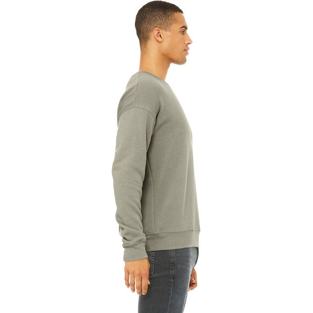 Unisex Drop Shoulder Fleece - WHITE - XS(D0102H7W946)
