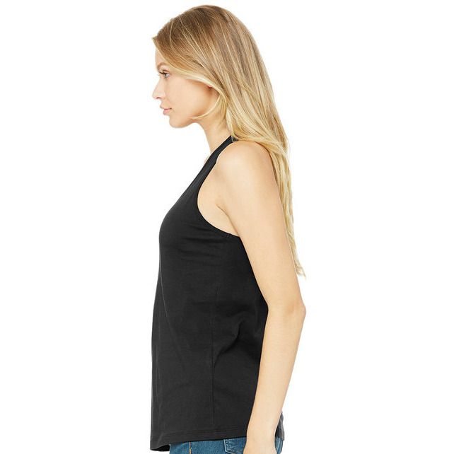 Ladies Jersey Racerback Tank - WHITE - S(D0102H7KR3X)