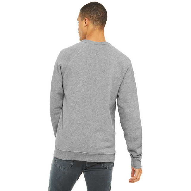 Unisex Sponge Fleece crewneck Sweatshirt - DK gRY MRBLE FLc - M(D0102H7W6HX)