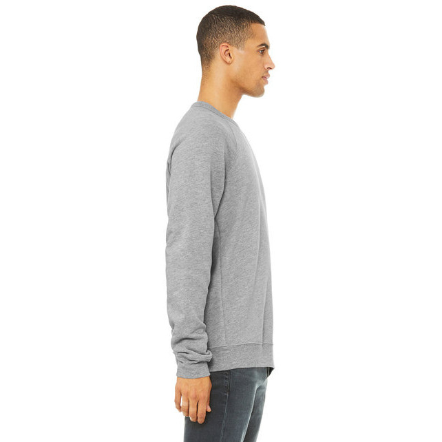 Unisex Sponge Fleece crewneck Sweatshirt - DK gRY MRBLE FLc - M(D0102H7W6HX)