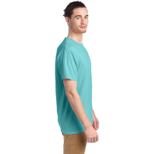 Mens garment-Dyed T-Shirt - BLAcK - S(D0102H7KMQJ)