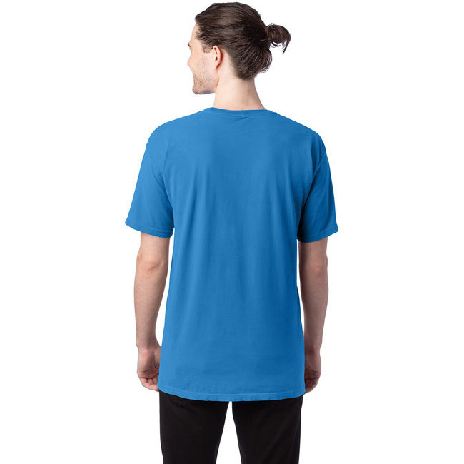 Mens garment-Dyed T-Shirt - BLAcK - S(D0102H7KMYT)