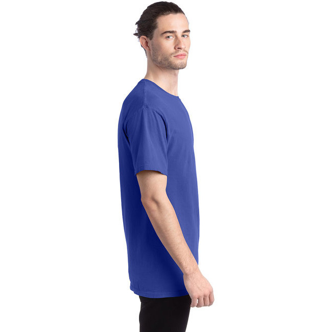 Mens garment-Dyed T-Shirt - BLAcK - S(D0102H7KMcX)