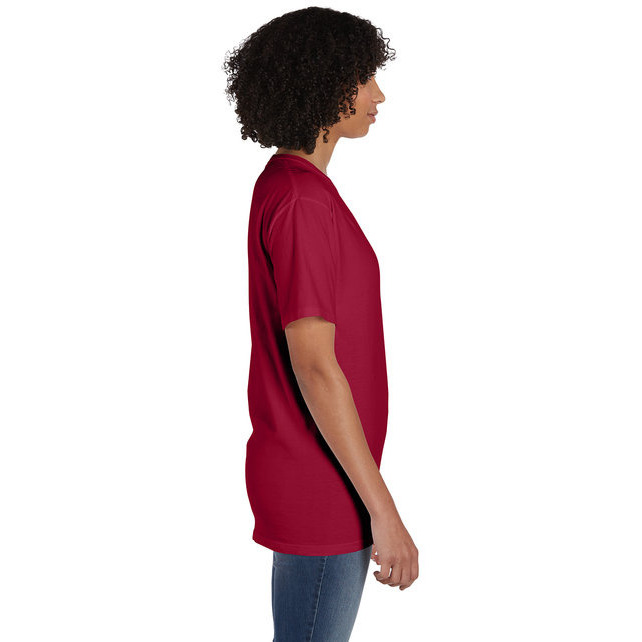 Unisex garment-Dyed T-Shirt with Pocket - BLAcK - S(D0102H7K09T)