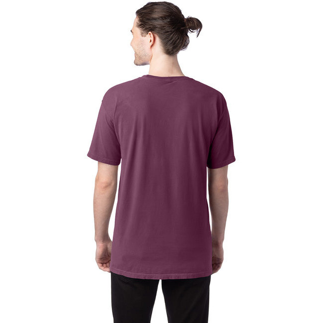 Mens garment-Dyed T-Shirt - BLAcK - S(D0102H7KMUT)