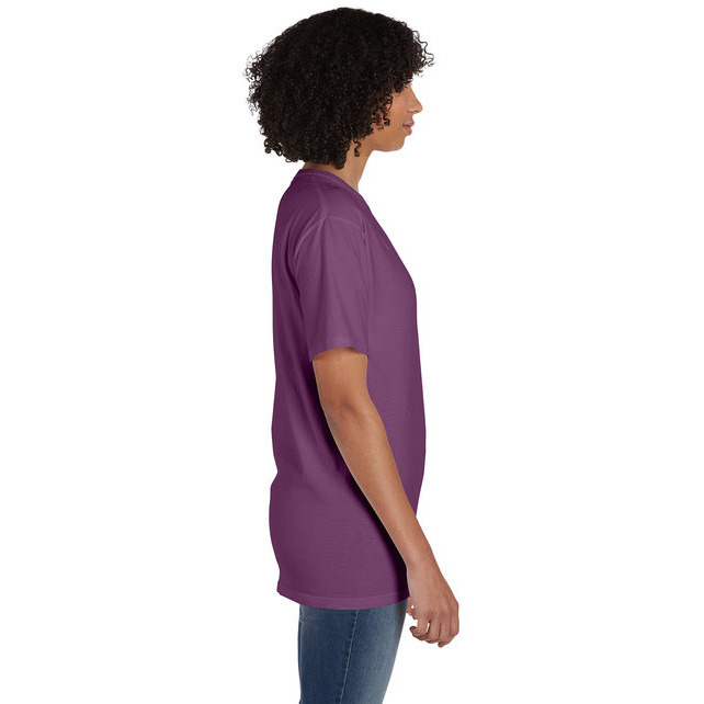 Unisex garment-Dyed T-Shirt with Pocket - BLAcK - S(D0102H7K0g8)
