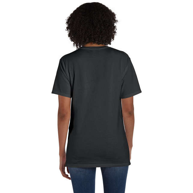 Unisex garment-Dyed T-Shirt with Pocket - BLAcK - S(D0102H7K0A2)