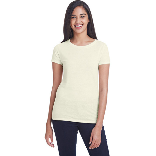 Ladies Triblend Short-Sleeve T-Shirt - cREAM TRIBLEND - 2XL(D0102H7N5RX)