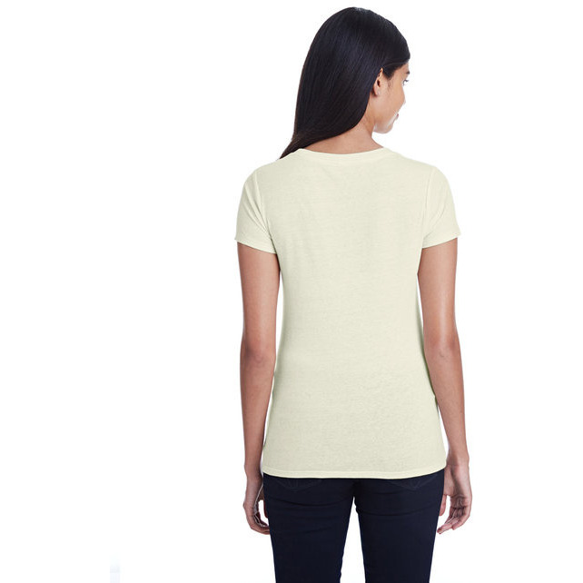 Ladies Triblend Short-Sleeve T-Shirt - cREAM TRIBLEND - 2XL(D0102H7N5RX)