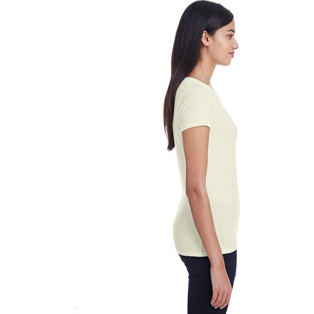Ladies Triblend Short-Sleeve T-Shirt - cREAM TRIBLEND - 2XL(D0102H7N5RX)