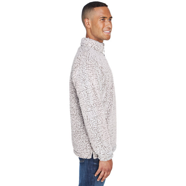 Adult Epic Sherpa Quarter-Zip - OATMEAL HEATHER - S(D0102H76gL8)