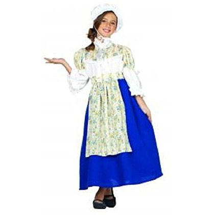 Colonial Girl-blue Large 12-14