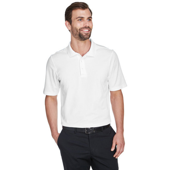 crownLux PerformanceMens Plaited Polo - gRAPHITE - 2XL(D0102H7NSA6)