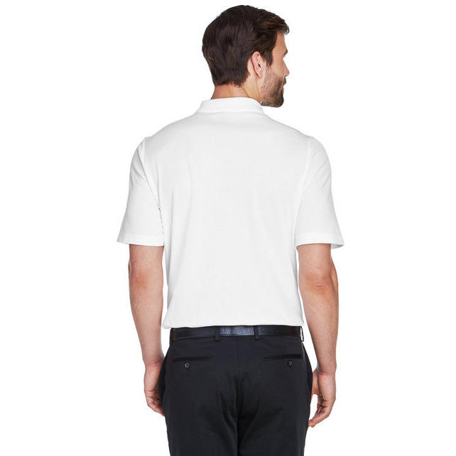 crownLux PerformanceMens Plaited Polo - gRAPHITE - 2XL(D0102H7NSA6)