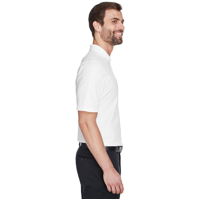 crownLux PerformanceMens Plaited Polo - gRAPHITE - 2XL(D0102H7NSA6)