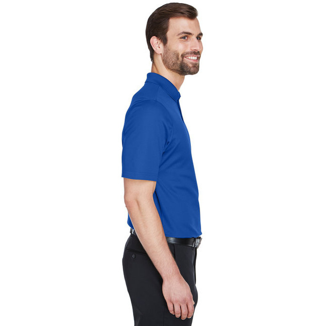 crownLux PerformanceMens Plaited Polo - gRAPHITE - 2XL(D0102H7NST2)