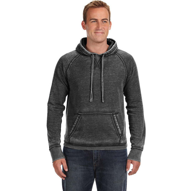 Adult Vintage Zen Fleece Pullover Hooded Sweatshirt - cEMENT - S(D0102H76gB2)