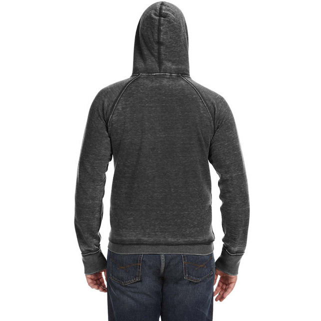 Adult Vintage Zen Fleece Pullover Hooded Sweatshirt - cEMENT - S(D0102H76gB2)