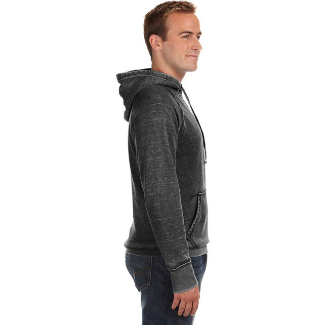 Adult Vintage Zen Fleece Pullover Hooded Sweatshirt - cEMENT - S(D0102H76gB2)