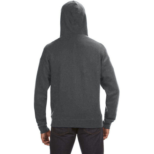 Adult Premium Full-Zip Fleece Hooded Sweatshirt - OXFORD - S(D0102H76LW2)