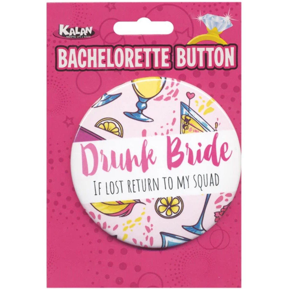 Bachelorette Button Drunk Bride(D0102H5Q6JW)