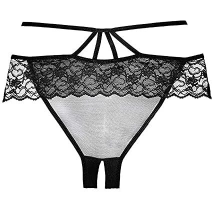 Adore Angel crotchless Panty Black OS(D0102H50EQ7)