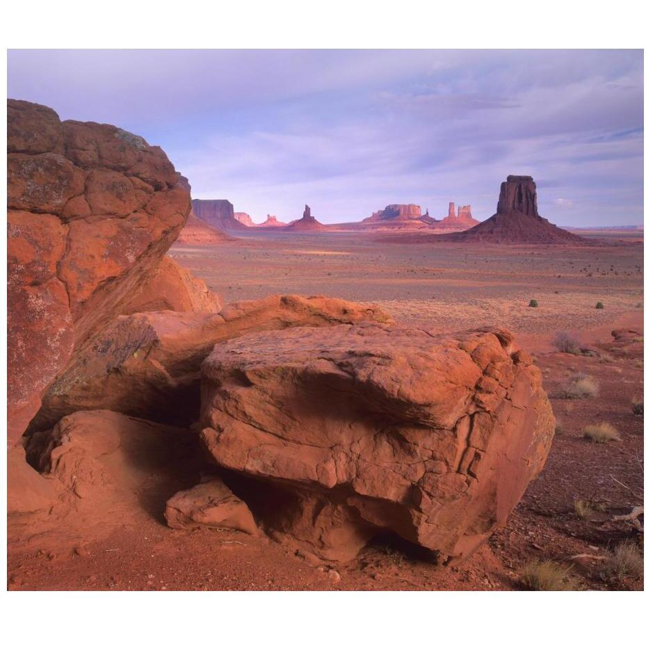 Mittens, North Window, Monument Valley, Arizona-Paper Art-24&quotx20.7"