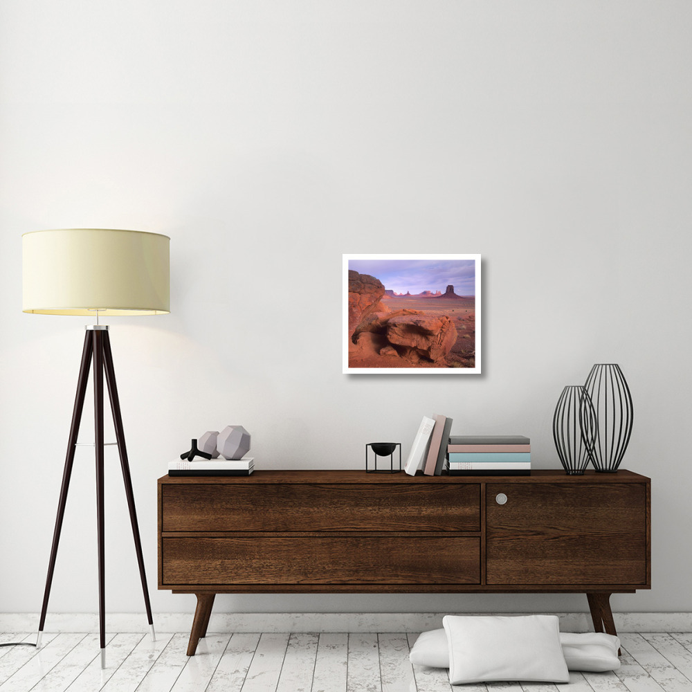 Mittens, North Window, Monument Valley, Arizona-Paper Art-24&quotx20.7"