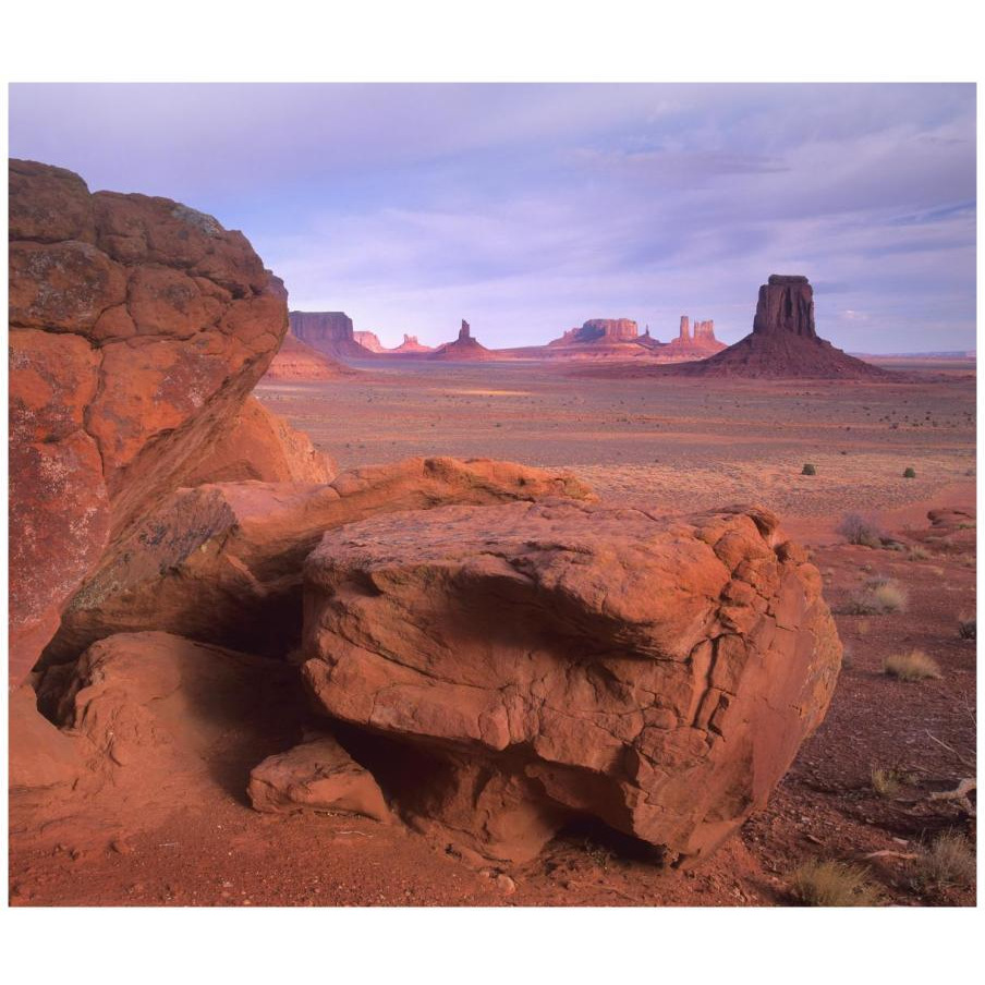 Mittens, North Window, Monument Valley, Arizona-Paper Art-18&quotx15.6"