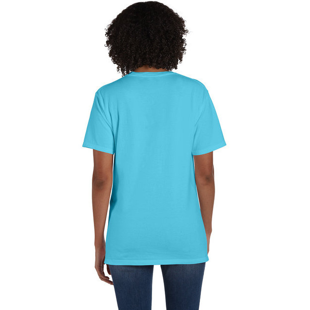 Unisex garment-Dyed T-Shirt with Pocket - BLAcK - S(D0102H7Y8V8)
