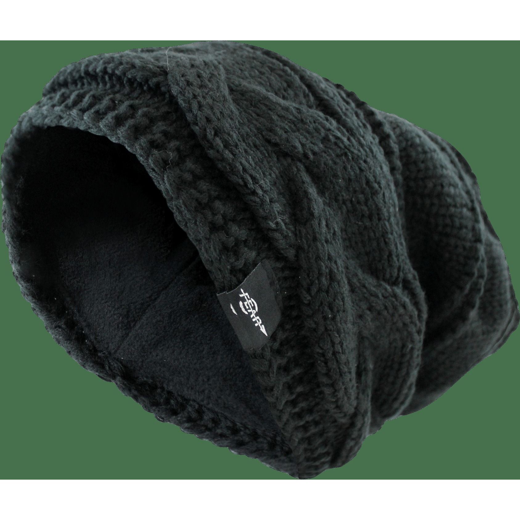 Fear0 NJ Warmest Fleece Insulated Lining Knit cable Slouch Baggy Beanie Hat Women(D0102H79V82)