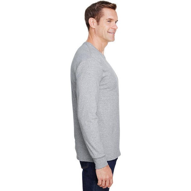 Adult Workwear Long-Sleeve Pocket T-Shirt - BLAcK - S(D0102H7K198)