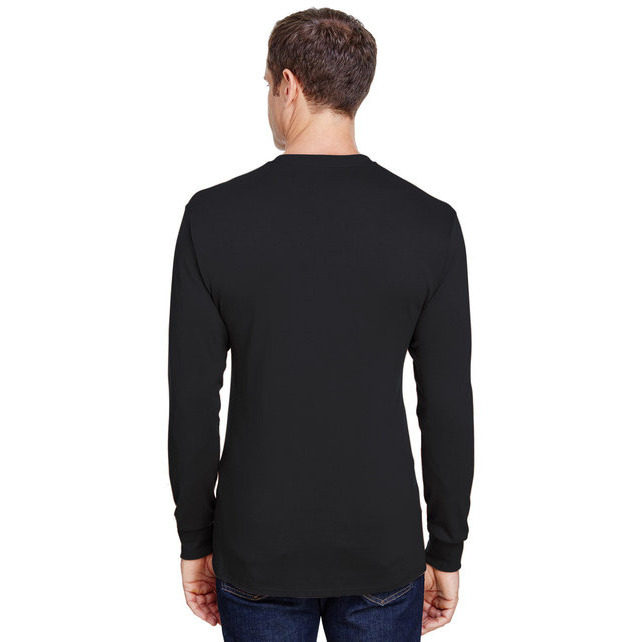 Adult Workwear Long-Sleeve Pocket T-Shirt - BLAcK - S(D0102H7K1QP)