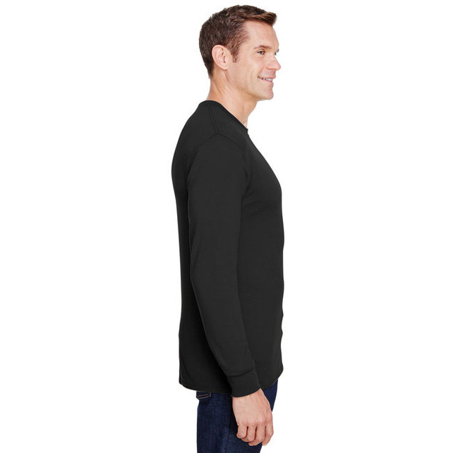 Adult Workwear Long-Sleeve Pocket T-Shirt - BLAcK - S(D0102H7K1QP)
