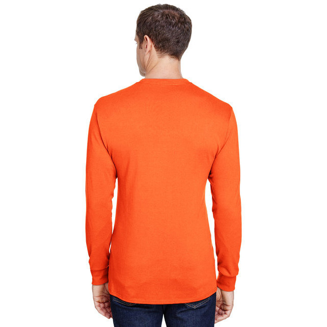Adult Workwear Long-Sleeve Pocket T-Shirt - BLAcK - S(D0102H7K128)