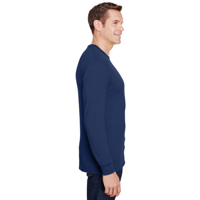 Adult Workwear Long-Sleeve Pocket T-Shirt - BLAcK - S(D0102H7K1PT)