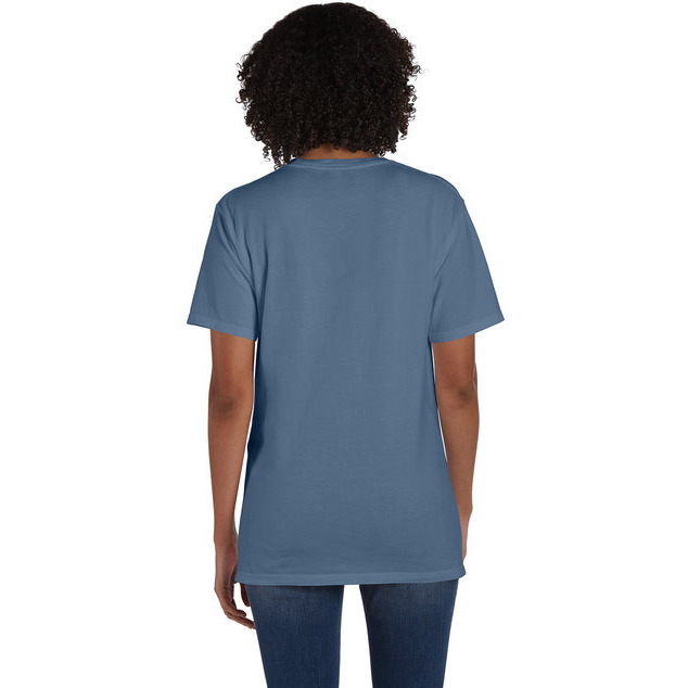 Unisex garment-Dyed T-Shirt with Pocket - BLAcK - S(D0102H7Y8Z8)