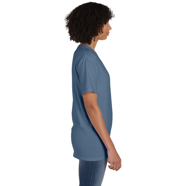 Unisex garment-Dyed T-Shirt with Pocket - BLAcK - S(D0102H7Y8Z8)