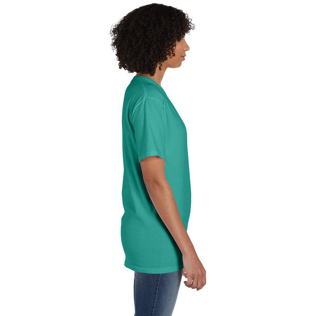 Unisex garment-Dyed T-Shirt with Pocket - BLAcK - S(D0102H7Y8c6)