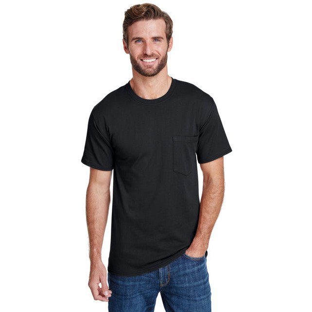 Adult Workwear Pocket T-Shirt - BLAcK - S(D0102H7KZ2X)