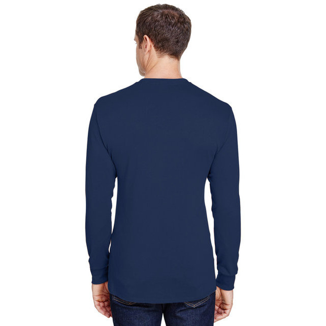 Adult Workwear Long-Sleeve Pocket T-Shirt - BLAcK - S(D0102H7K1AJ)