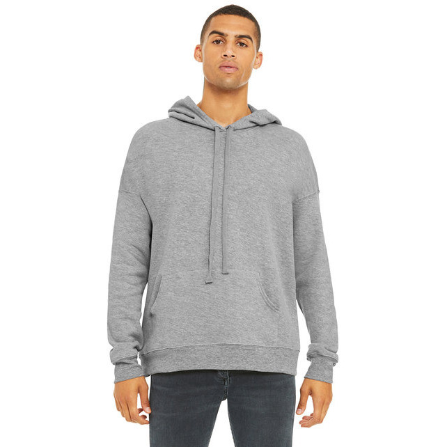 Unisex Sponge Fleece Pullover DTM Hoodie - DARK gREY - XS(D0102H7KX78)