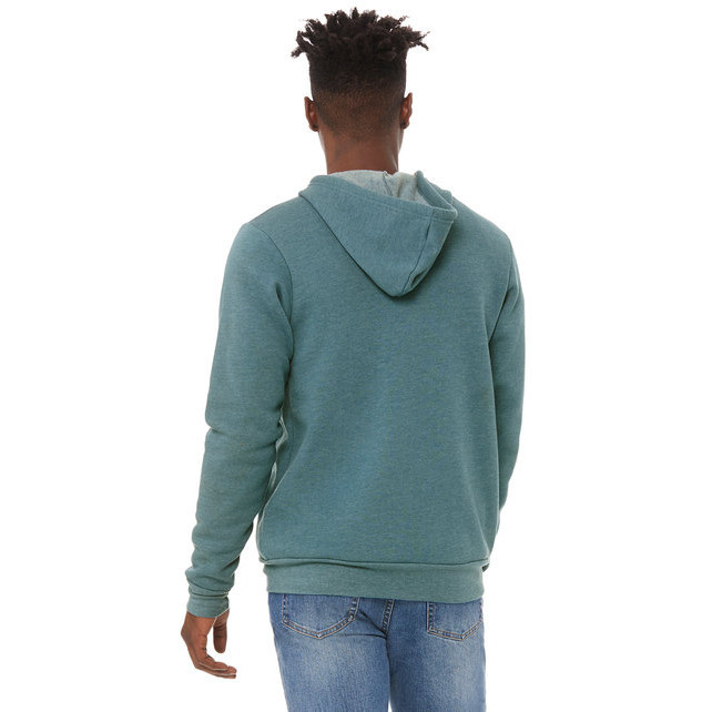 Unisex Sponge Fleece Full-Zip Hooded Sweatshirt - ASPHALT - 2XL(D0102H7WM4J)
