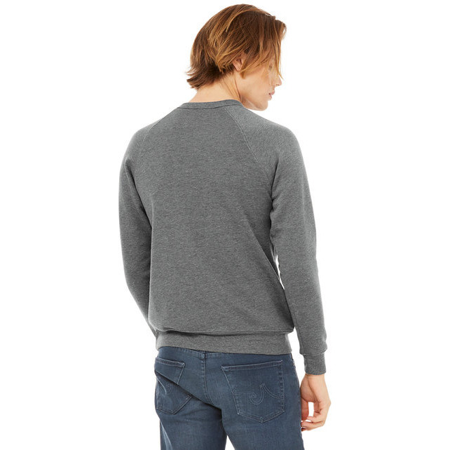 Unisex Sponge Fleece crewneck Sweatshirt - DK gRY MRBLE FLc - M(D0102H7W1N2)