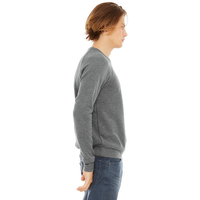 Unisex Sponge Fleece crewneck Sweatshirt - DK gRY MRBLE FLc - M(D0102H7W1N2)