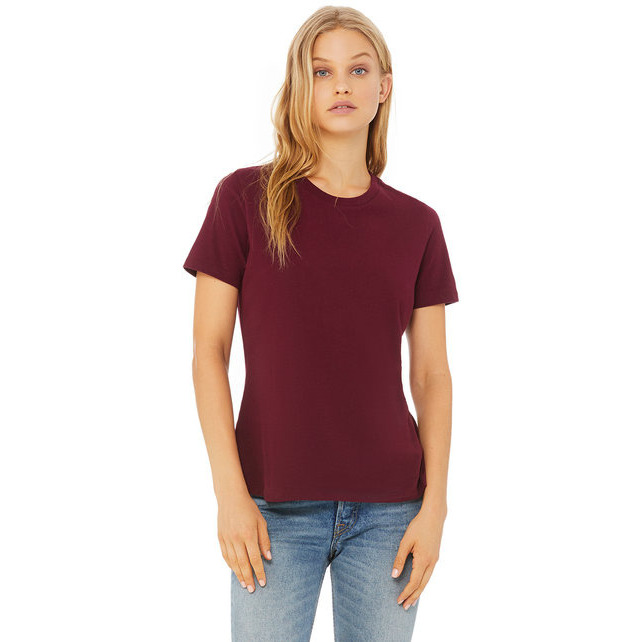 Ladies Relaxed Jersey Short-Sleeve T-Shirt - TEAM PURPLE - S(D0102H7WZTP)